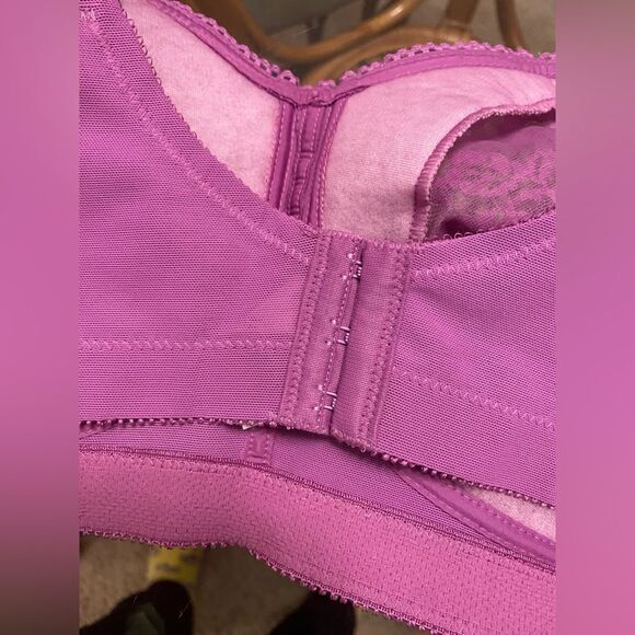 NWT Goddess plum berry lace wireless bra size 50 C - Picture 2 of 6